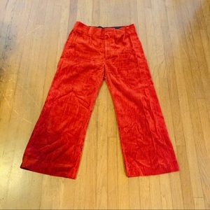 Zara Woman Corduroy Pants